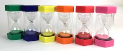 Sand Timer, Plastic, Large, Set of 5