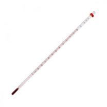 Thermometer 300mm, Red Spirit, white back -10 to 50c, 1.0c