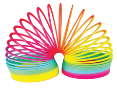 Slinky, plastic, massive size