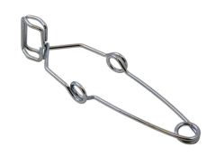 Test tube holder, nickel plated