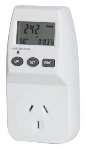 Intelligent power meter measures V, W, I