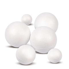 Polystyrene balls, 100mm, each