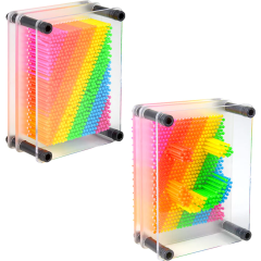 Rainbow Pin Art