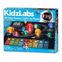 KidzLabs - 3D Solar System Light-Up Poster