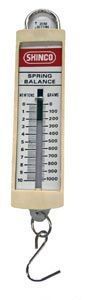 Spring balance, flat,  250g/2.5N