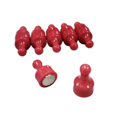 Memo magnets, red, pkt/12