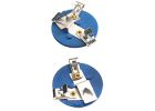 Lamp holder, MES, with 2 Fahnstock clips, economy