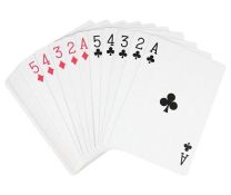 Playing Cards, jumbo, 1 pack (17.5 x 12cm)