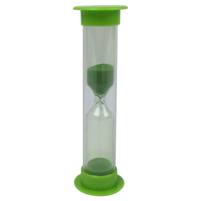 Mini Sand Timer, 2 Minutes, Green | Science First